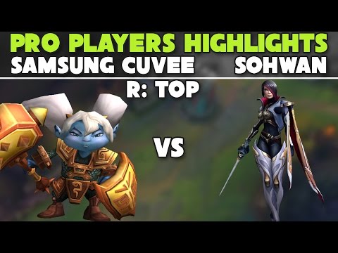 Samsung CuVee as Poppy vs SoHwan as Fiora | R: Top | Highlights