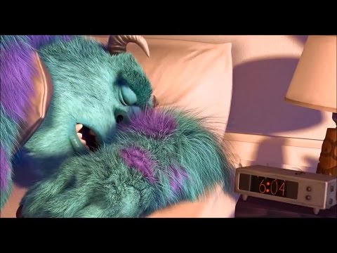 Monsters Inc Sully's morning