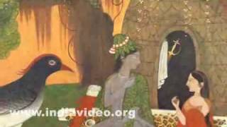 Rama, Sita and Lakshmana at Panchavadi hermitage