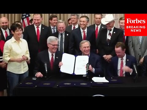 Texas Gov. Greg Abbott Signs Constitutional Carry And Other Second Amendment Bills Into Law