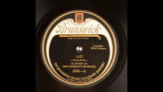 Al Jolson: 1924 &quot;LAZY&quot; by Irving Berlin in HD