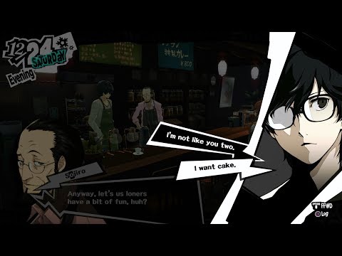 Persona 5 -  Christmas Eve with Sojiro and Futaba (part ending spoiler)