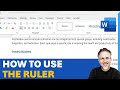 How To Use The Ruler In Microsoft Word