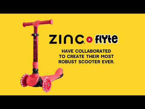 Zinc Flyte 3 Wheeled Scooter