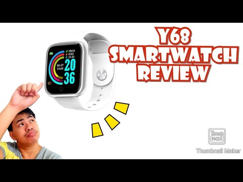 Y68 SMARTWATCH REVIEW | ENGLISH