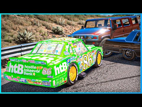 *CRAZY* Cars Chick Hicks Crashes Ep.3 – GTA 5