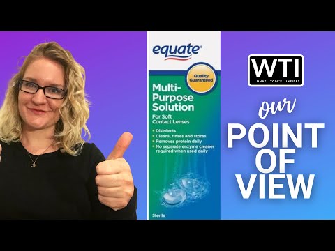 Equate Contact Lenses Solution - WTI product video review