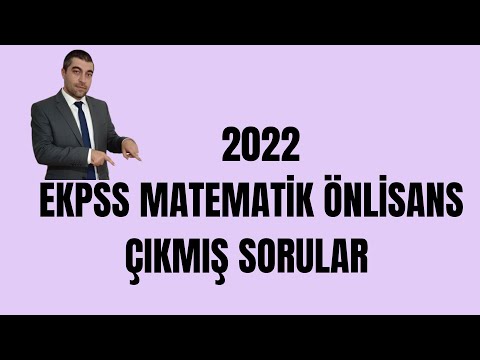 2022 EKPSS ÖNLİSANS MATEMATİK ÇIKMIŞ SORULAR (DETAYLI ANLATIM) #ekpss #kpss #yks #dgs #matematik 