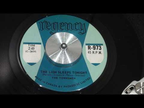 THE TOWNSMEN - The Lion Sleeps Tonight - 1967 - REGENCY