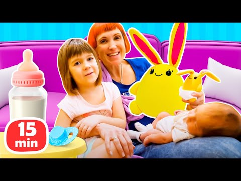 Мама для Лаки – Игры для детей в дочки матери – Сборник видео для самых маленьких