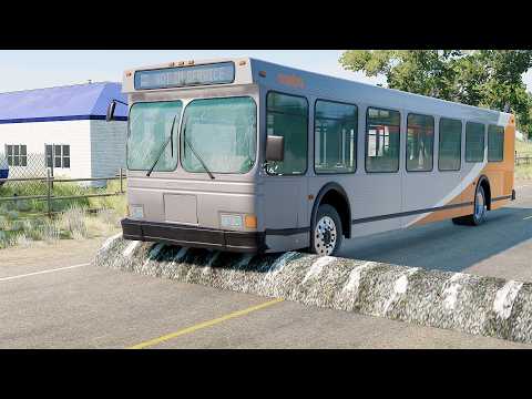 Mobil vs Speed Bumps #22 - BeamNG Drive