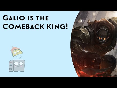 Is Galio the King of Comebacks? Galio Support Season 10 Gameplay