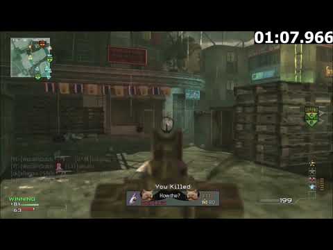 MW3: *SOLO* 77 Second Moab w/ Scar-L on Bootleg