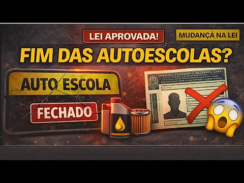 O Fim das Autoescolas Está Próximo? Veja a Nova Lei e o Que Muda!