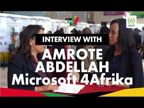 #AfriCanDo interview with Amrote Abdella at #AGRF2019
