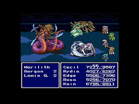 Final Fantasy 4 Ultima (SNES ROM Hack) - Part 36: Superbosses Yeti & Marilith
