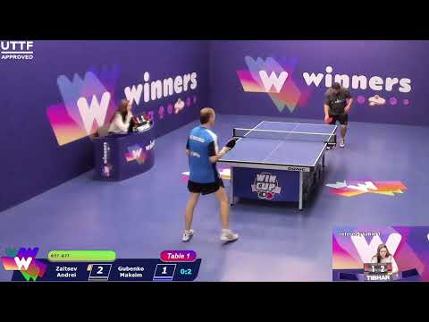WINners CUP table 1  23.11  Zaitsev Andrei - Gubenko Maksim      21:30