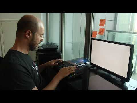 Turning the ZX Spectrum Next on (and typing a "Hello, World" BASIC program)