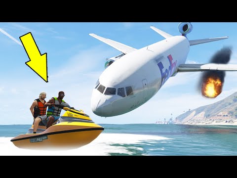 BEST OF 2021 Realistic Airplane Emergency Landing After Engines Failure GTA 5