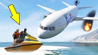 BEST OF 2021 Realistic Airplane Emergency Landing After Engines Failure GTA 5