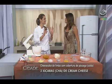 Amanda Bryant - TV Gazeta - Revista da Cidade 21/02/2013 - Receita de cheesecake de limão