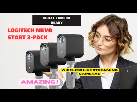Logitech Mevo Start 3 Pack Wireless  Cameras