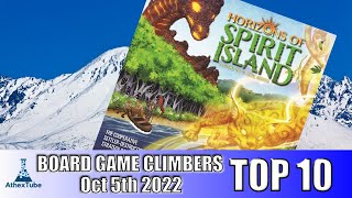 Top 10 Board Game Climbers for Week Ending in Oct 5th 2022