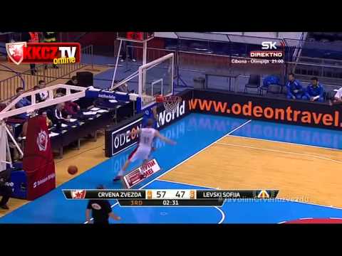 Crvena zvezda Telekom : Levski Sofija 85:55 | Zakucavanje Blažiča [1. kolo ABA lige | 03.10.2014.]