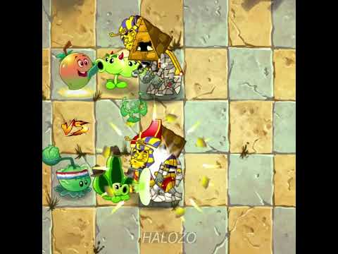 Pvz 2 - Mangofier Team Vs Pea Pod Team Vs Egypt Zombie Team #shorts