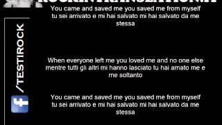 You saved me - Skunk Anansie video con testo originale e traduzione italiano