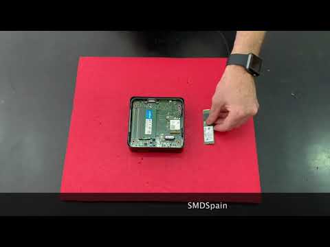 How to Upgrade M.2 Pcie Nvme SSD RAM MSI Cubi N 8GL Mini PC  Disassembly