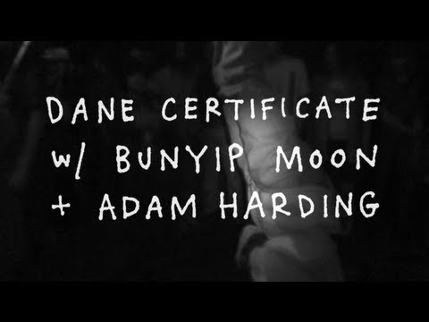 Dane Certificate w/ Bunyip Moon + Adam Harding - Suspended Straitjacket Escape/Noise Jam