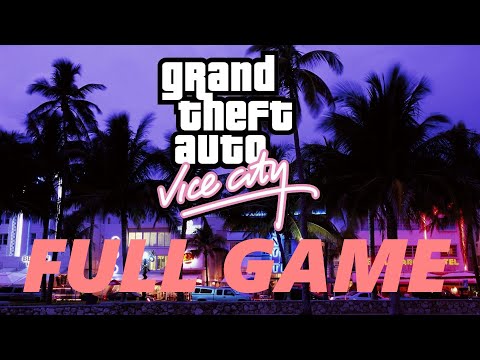 GTA Vice City Definitive Edition - FULL GAME Walkthrough [4K Ultra 60Fps] (No Commentary | Longplay)