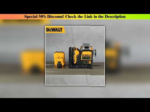 Slide Dewalt DW089LG 12-Line Green Beam Laser Level - 360° 3-Side Coverage, 12V Li-Ion, Jobsite Rea
