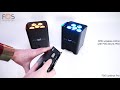Video: Fos Luminus Pro Ip Foco Led 6 x 12W Rgbwa+Uv con Batería (Pack 8 uds. + Flight Case)