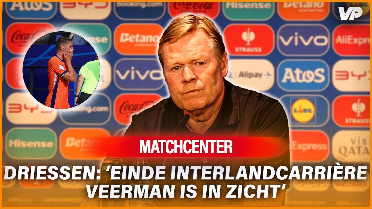 Thumbnail for article: Driessen tegen Koeman: 'Einde van de interlandcarrière van Veerman is in zicht'