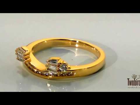 Bow Designed Contour Channel Anniversary Ring Wrap in Yellow Gold - TwoBirch TB-WRAP-0075-YG-G