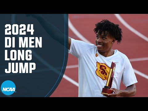 Men's long jump final - 2024 NCAA outdoor track and field championships