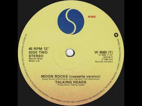 Talking Heads - Moon Rocks (Long Version) - UK 12" Vinyl Single - High Quality
