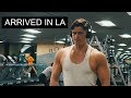 My First Time In LA | Big Shoulder Workout | LA Vlog #1
