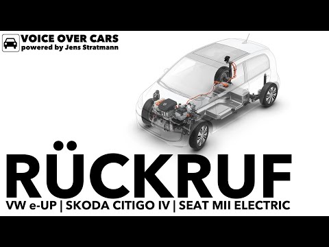 Rückrufaktion Volkswagen e-Up Seat Mii Electric Skoda Citigo iV | Hochvoltbatterie wird getauscht