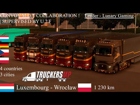 ETS2 Special convoy event | Luxembourg  - Wroclaw [Timelapse]   1 230 KM | Scania S