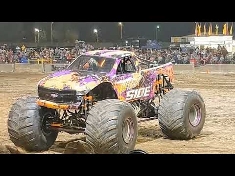 Monster truck freestyle. Outlaw Nationals, Miami OK 2023. Sat 6/10/23.