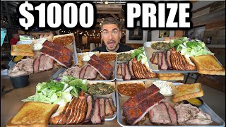 A RESTAURANT BET $1000 I FAIL TO BEAT THE RECORD! “NEARLY IMPOSSIBLE” TEXAS BBQ CHALLENGE