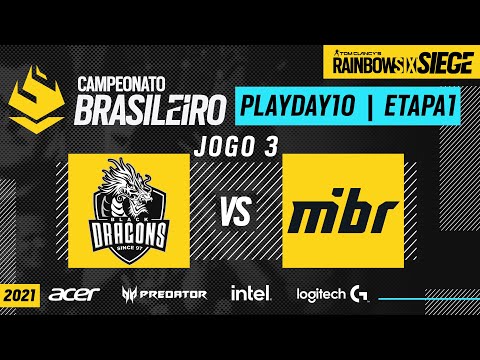 #BR62021​ | BLACK DRAGONS vs MIBR | PLAYDAY #10 - ETAPA 1 | Rainbow Six Siege