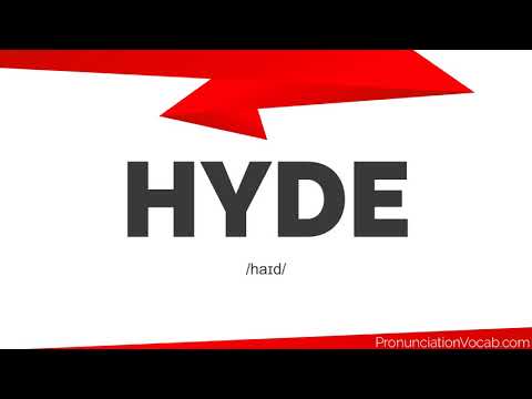 How To Pronounce Hyde