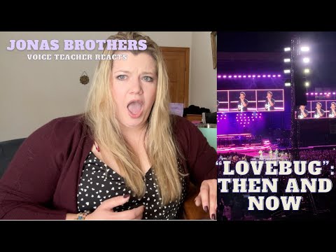 Voice Teacher Reacts | Jonas Brothers singing "Lovebug": 2008 vs 2023