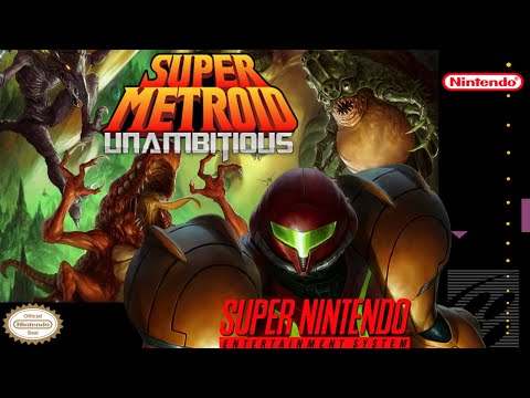 Super Metroid: Unambitious - Hack SNES - Full Gameplay