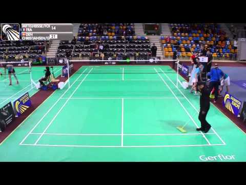 QF   XD   M Christiansen   L Grebak vs G Mittelheisser   A Fontaine   French International 2015
