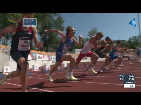 110m prepone [M], KVALIFIKACIJE, II. skupina, Kišak - Europski olimpijski festival mladih 2022